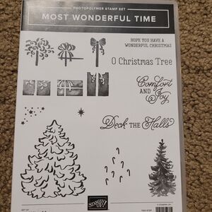 NWT! Stampin' up!  Most wonderful time craft kit